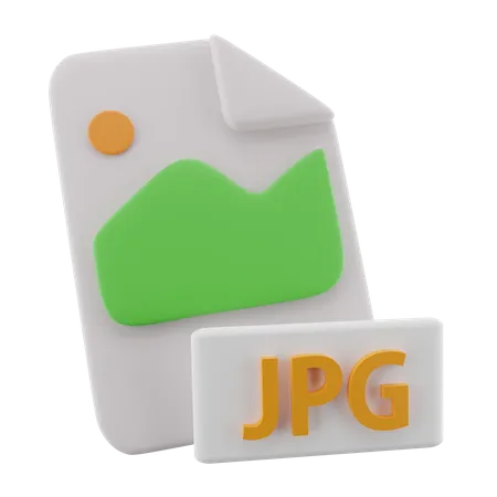 Arquivo jpg  3D Icon