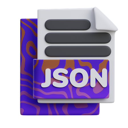 Arquivo json  3D Icon