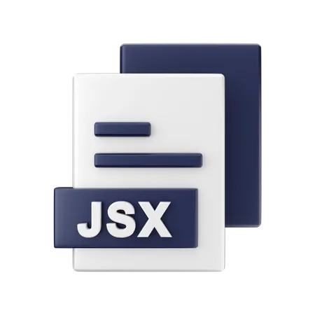 Arquivo jsx  3D Illustration