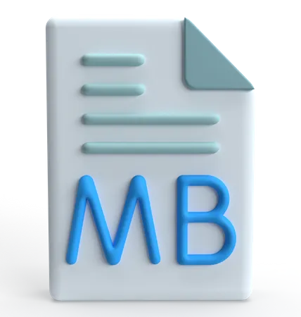 Arquivo mb  3D Icon