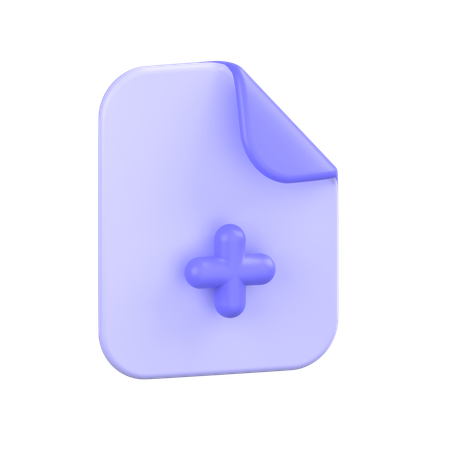 Arquivo médico  3D Icon