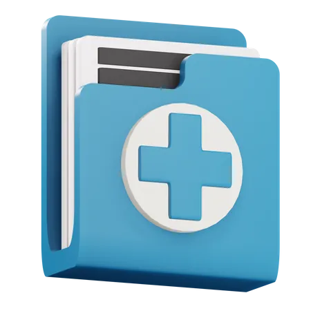 Arquivo médico  3D Icon