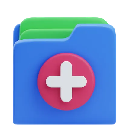 Arquivo médico  3D Icon