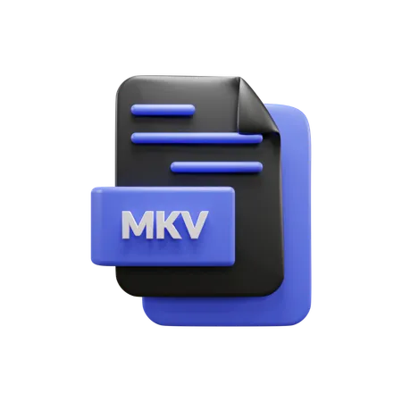 Arquivo MKV  3D Icon