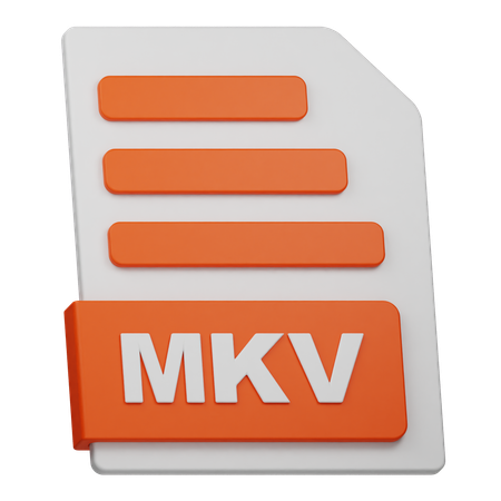 Arquivo MKV  3D Icon