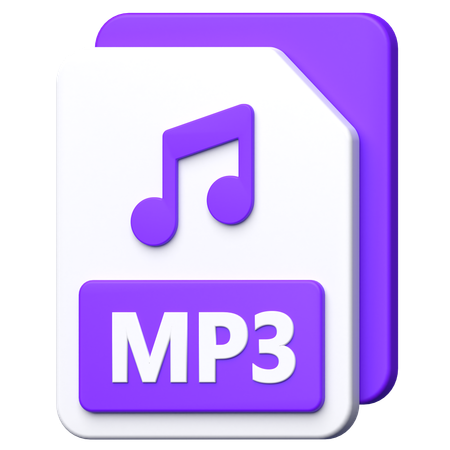 Arquivo mp3  3D Icon