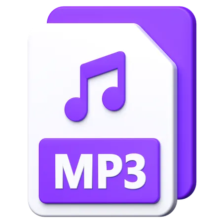 Arquivo mp3  3D Icon