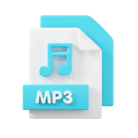 Arquivo mp3  3D Icon