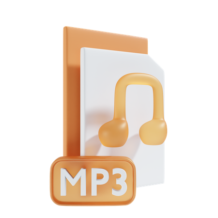 Arquivo mp3  3D Icon