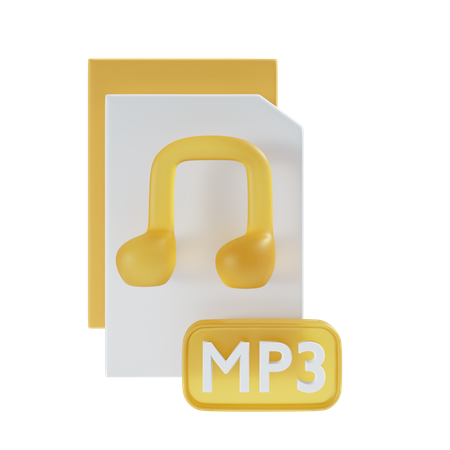 Arquivo mp3  3D Icon