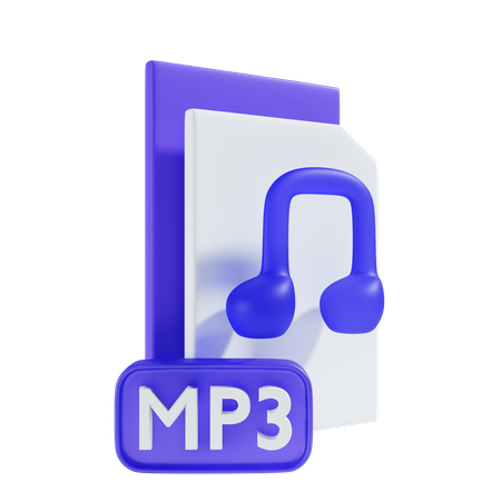 Arquivo mp3  3D Icon