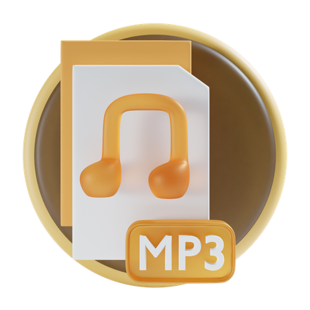 Arquivo mp3  3D Icon