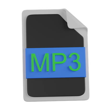 Arquivo mp3  3D Icon