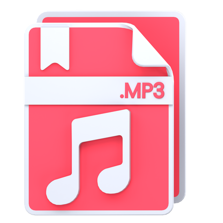 Arquivo mp3  3D Icon