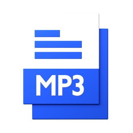 Arquivo mp3  3D Icon