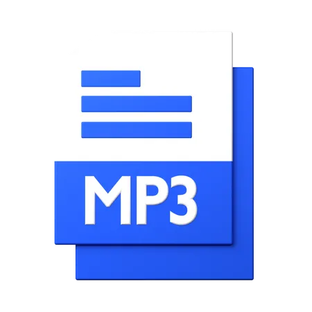 Arquivo mp3  3D Icon