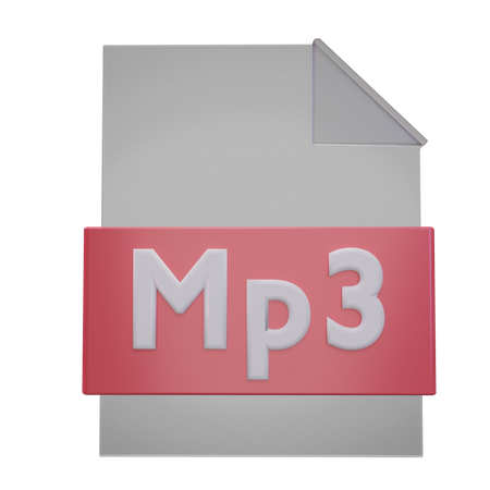 Arquivo mp3  3D Icon