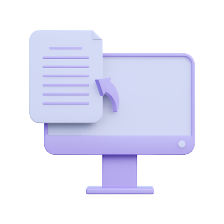 Arquivo on-line  3D Icon