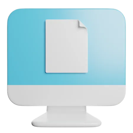 Arquivo on-line  3D Icon