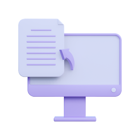 Arquivo on-line  3D Icon