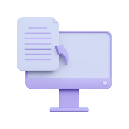 Arquivo on-line  3D Icon