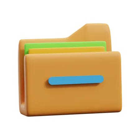 Arquivo de pasta  3D Icon