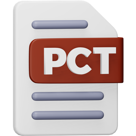 Arquivo pct  3D Icon