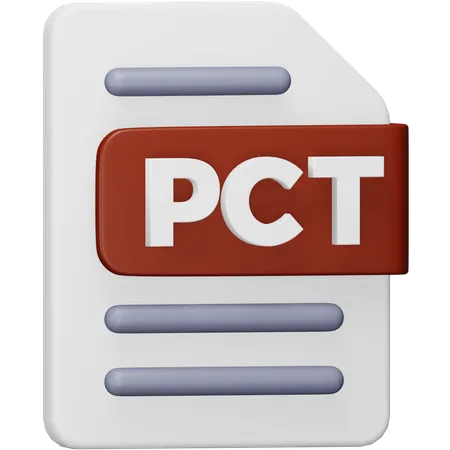 Arquivo pct  3D Icon