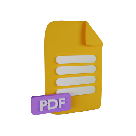 Arquivo pdf on-line  3D Icon