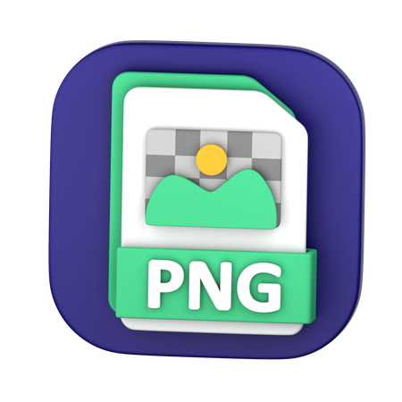 Arquivo png  3D Icon