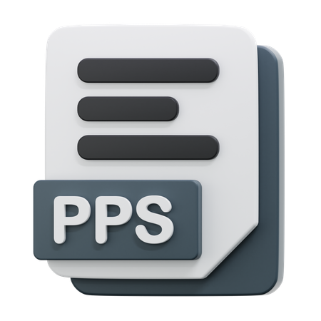 Arquivo pps  3D Icon