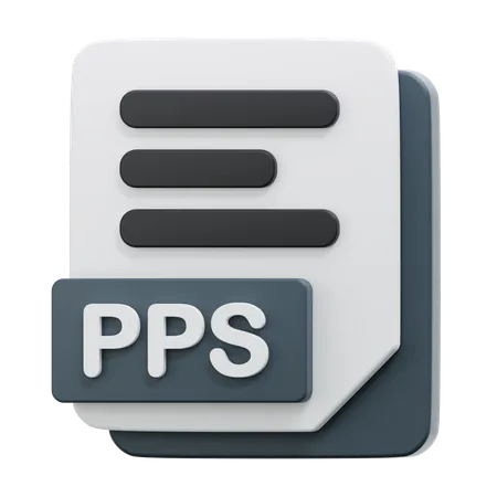 Arquivo pps  3D Icon