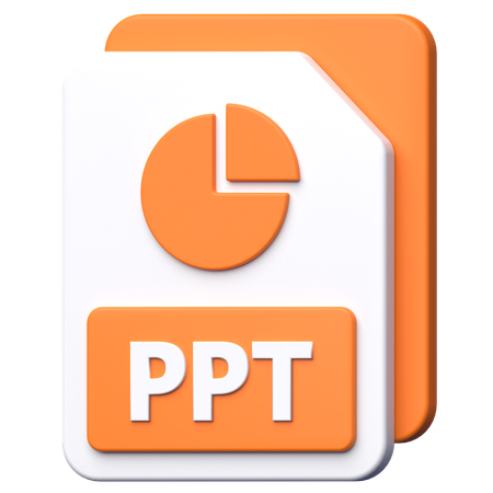 Arquivo Ppt  3D Icon