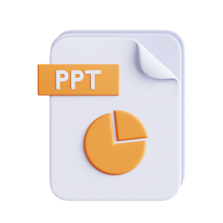 Arquivo Ppt  3D Icon