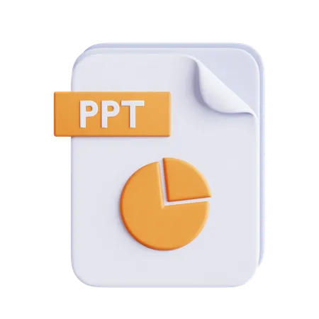 Arquivo Ppt  3D Icon