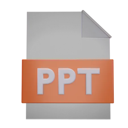 Arquivo Ppt  3D Icon