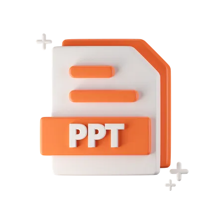 Arquivo Ppt  3D Icon