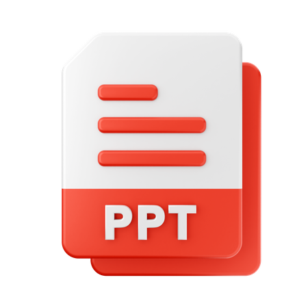 Arquivo Ppt  3D Icon