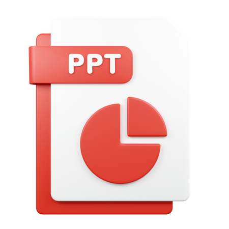 Arquivo Ppt  3D Icon