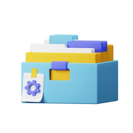 Arquivo de processo  3D Icon