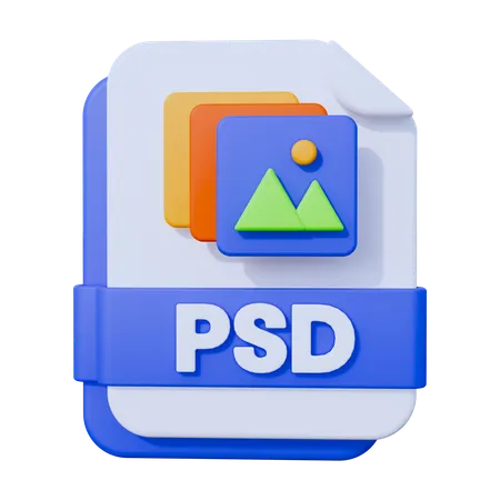 Arquivo psd  3D Icon