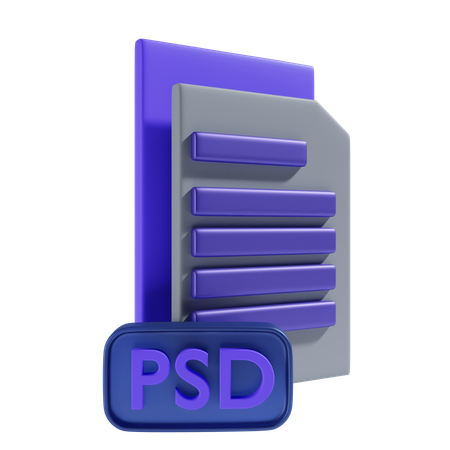 Arquivo psd  3D Icon