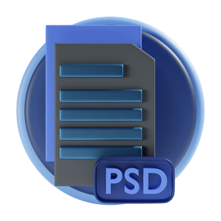 Arquivo psd  3D Icon