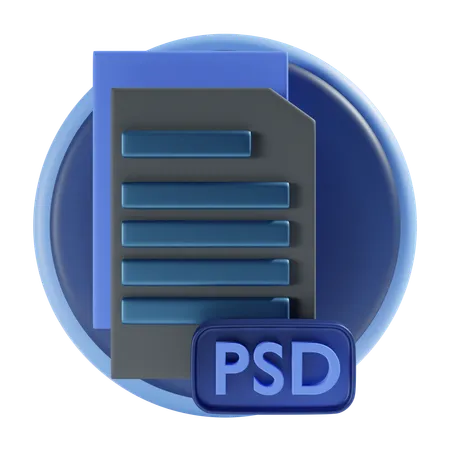 Arquivo psd  3D Icon