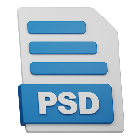 Arquivo psd  3D Icon