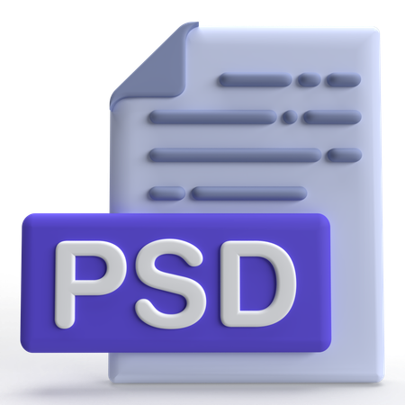 Arquivo psd  3D Icon