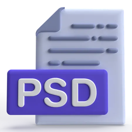 Arquivo psd  3D Icon