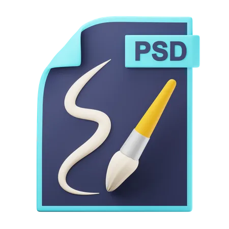 Arquivo psd  3D Icon