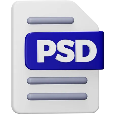 Arquivo psd  3D Icon