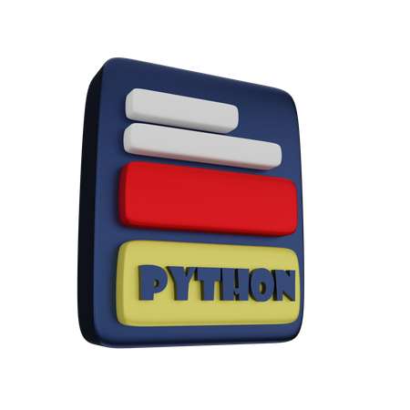 Arquivo python  3D Icon